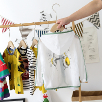 Childrens sunscreen clothing summer boys summer coat thin male baby sunscreen clothing 2021 new childrens clothing foreign atmosphere tide