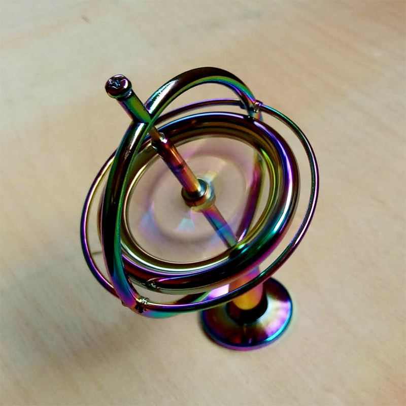 金属陀螺仪反重力减压神器玩具旋转科教平衡黑科技节日儿童节礼物