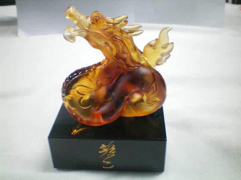 冲四钻 特惠 打折包邮! 古法琉璃摆件 十二生肖龙l