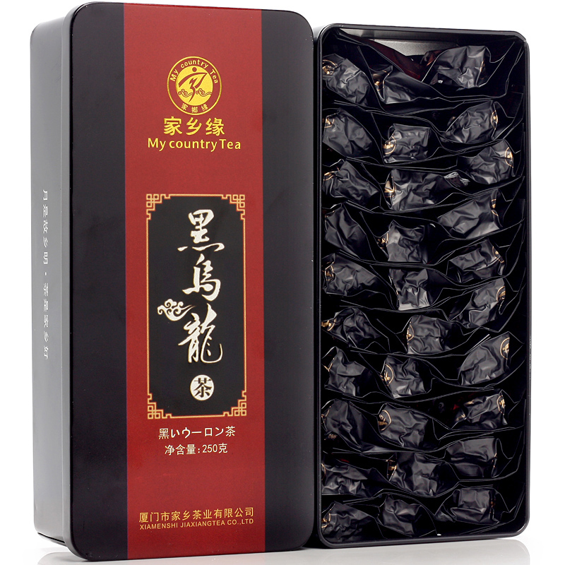 黑乌龙茶 油切黑乌龙茶 浓香型 茶叶 醇香碳焙乌龙茶250g 家乡缘产品展示图2