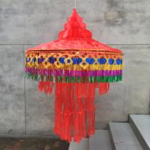 Factory Direct fish fan cloth fan of ling yin soul fan hoist fan funeral funeral home supplies funeral arrangement memorial wreaths basket