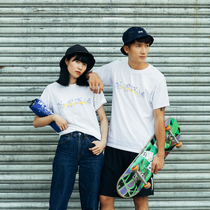 Tree can original flat Magpie white T-shirt women print short sleeve men Cotton loose 2020 Summer new T-shirt shirt