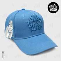 DAVALURE Da Peak Road Original Teething Phishing Road Subphishing Map Embroidery Metal Buckle Adjustable Blue Duck Tongue Cap