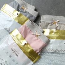 Secret factory out of comfort~Cant wait to wear solid color high waist contrast color bow briefs every day