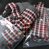 DU special design is guaranteed to look good~Xiao Xiang wind tweed knitted stitching short jacket pleated skirt