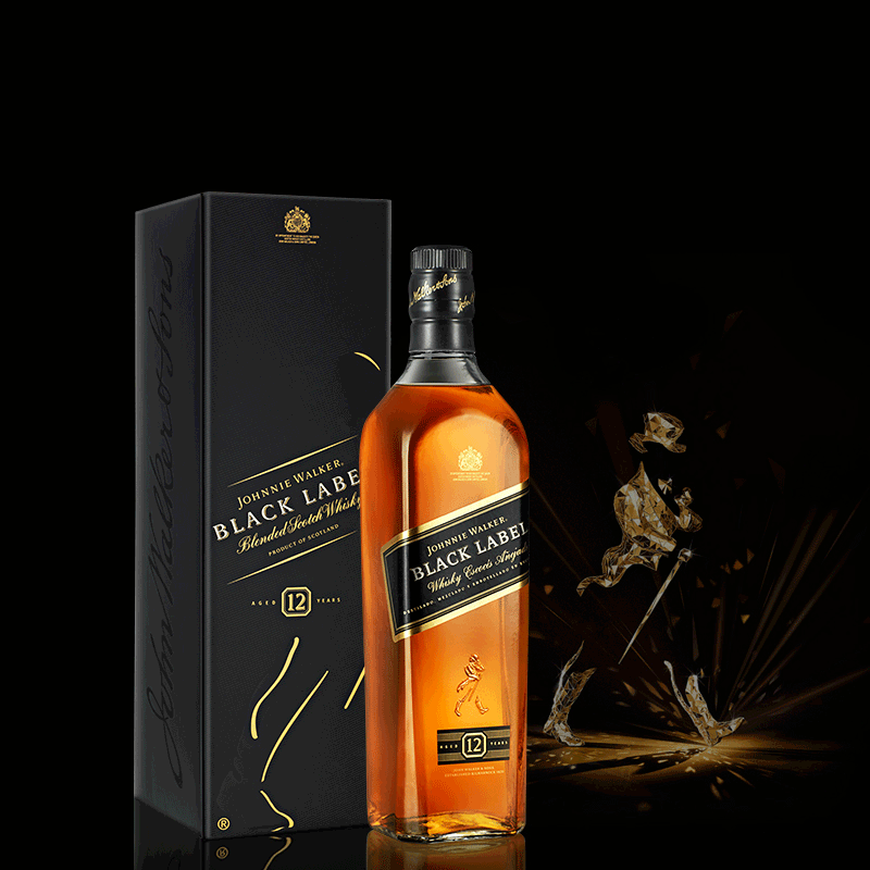 johnnie walker尊尼获加黑牌黑方威士忌