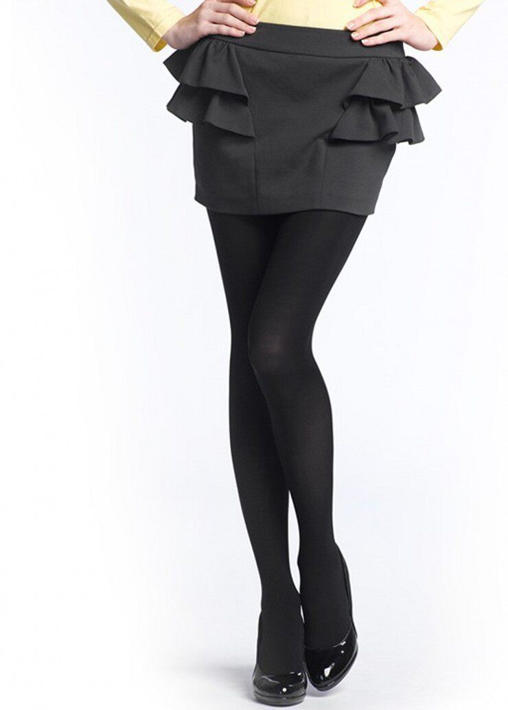 e022 cd变装 伪娘 男扮女装天鹅绒不透肉长丝袜i连裤袜防勾丝120d