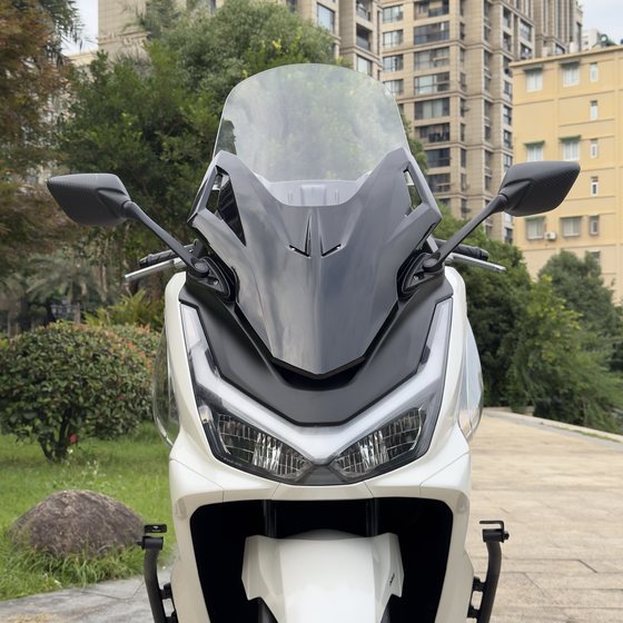 25 Honda PCX160 수정 다리 앞 유리 PCX150 다리 앞 유리 다리 보호 다리 보호 콜드 윈드 쉴드에 적합합니다. 25 Honda PCX160 수정 다리 앞 유리 PCX150 다리 앞 유리 다리 보호 다리 보호 콜드 윈드 쉴드에 적합합니다.