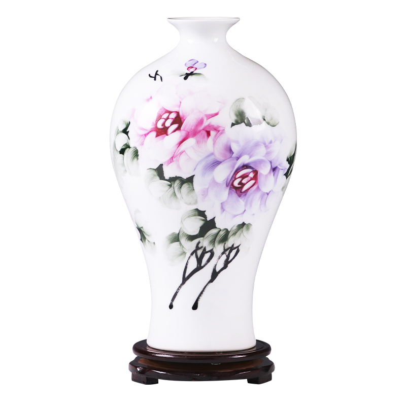 Manual hand - made porcelain jingdezhen ceramics vase son modern household TV ark adornment ornament household act the role ofing is tasted