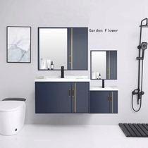 INS Design Nordic parent-child bath cabinet Hotel Minjuku High and low washbasin Children wash tables customizable sizes