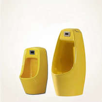 Garden Flower Parent-child urinal induction color Childrens urinal Adult urinal Ceramic ins Candy color