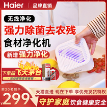 Haier fruit and vegetable cleaning machine vegetable disinfection purifier for household germicidal to pesticide residual washing fruit theorizer washing machine