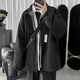 Zijun men's popular logo overalls winter lamb wool plus plush plus thick cotton-padded jacket Korean version loose padded jacket male Zijun men's popular logo overalls winter lamb wool plus plush plus thick cotton-padded jacket Korean version loose padded jacket male