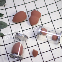 Fat home autumn and winter series milk tea color beauty makeup eggs meet water big makeup makeup egg milk curry color