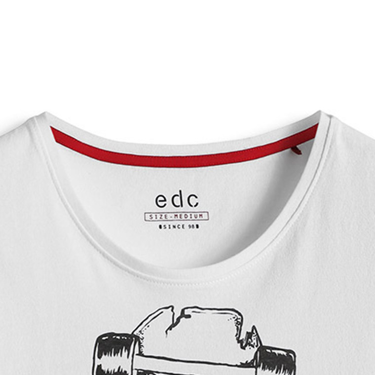 ESPRIT EDC系列 男士百搭款短袖T恤-075CC2K027 吊牌价129
