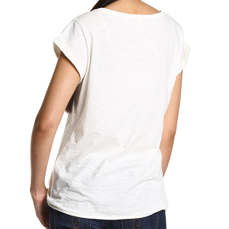 【折】ESPRIT 女士印花款休闲圆领短袖T恤-025EE1K024 吊牌价269