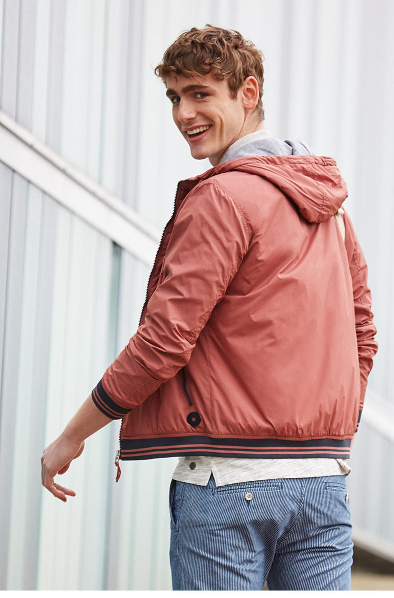 esprit 男装2018夏|新品|品牌logo短袖宽松polo衫-058ee2k018