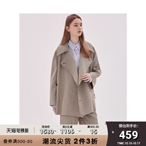 Basic House hundred good spring coat women Korean style retro plaid autumn coat women HTCA121B