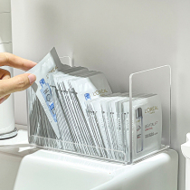 Acrylic mirror cabinet storage box bathroom partition board wash table cosmetic sample rack desktop finishing box