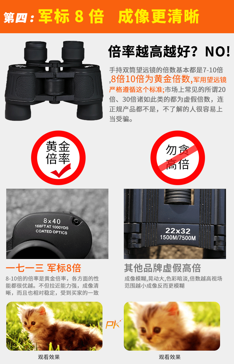一七一三双筒望远镜眼镜wyj高倍高清夜视非红外儿童成人军演唱会