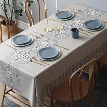 Tablecloth desk students solid color simple card holder sticker cover square students with living room woven tablecloth mat baby