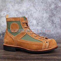 3516 Classic 65 Paratroopers Boots Cattle Leather Anti-Sand Anti-Sand Desert Mountaineering Site Labor Protection Boots