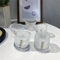 Collection hand made out of Japanese double-layered high temperature resistant hammer Japanese clear wine tea cup INS Wind with iron coffee cup