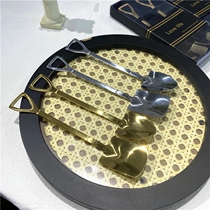 Get a watermelon precisely cute stainless steel fruit watermelon sweet iron shovel cute little spoon shovel