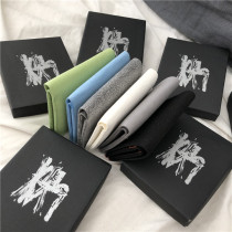 The new guest old guest can take a waterproof and anti-fouling super slim material candy color male and female zero money clip card bag