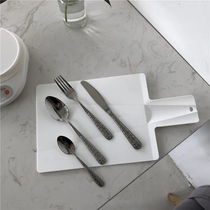 Thick steel every household needs kitchen household 304 stainless steel knife and fork spoon set