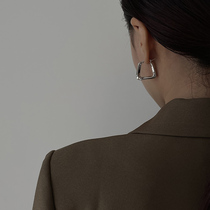 Wearring European and American irregular square earrings female big brand fashion personality simple exaggerated retro earrings