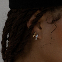 Wearring 2021 New Tide earrings pins simple square earrings niche minimalist exquisite stack wear