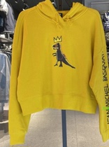 Anta womens pullover 2021 Winter new fashion dinosaur knitted hooded sports sweater 162148714