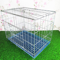 Rabbit cage cage tortoise cage galvanized thick blue basin