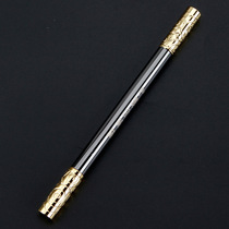 Ruyi gold hoop stick pen Brass pure metal gel pen business boutique high-end signature student pen cap with magnetic suction