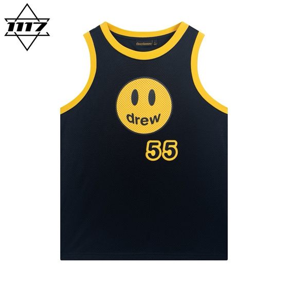 Genuine Drew House vest smiling Bieber same sleeveless T-shirt for men and women couples high street cotton jersey summer
Genuine Drew House vest smiling Bieber same sleeveless T-shirt for men and women couples high street cotton jersey summer