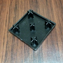 4040 Aluminum plastic cover five-claw type end cover five-star black plug cross-section cover block