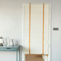 European elegant Roman curtain hanging rod curtain belt curtain partition study floating window staircase curtain net red curtain modern simple rise