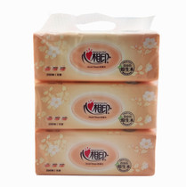 Heart phase print paper towel paper 200 pumping * 3 packs of paper towels 208 * 210mm XL Large specifications 2 layers of no incense