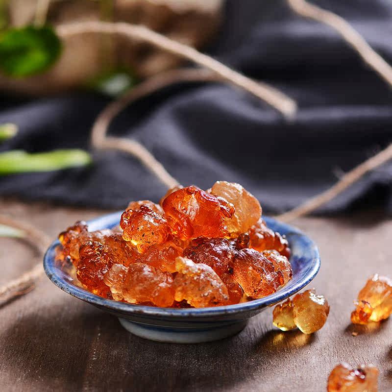 食瑟贡品桃胶天然野生食用桃胶特级200g无杂质桃树胶桃花泪干货