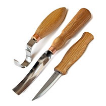American Kuksa bushcraft Danish little brother survival wood carving wood cutting tools three sets