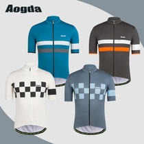 Summer new aogda mens summer short-sleeved breathable quick-drying bicycle road bike mountain bike riding suit