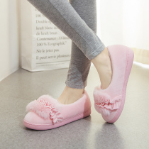 Autumn Winter Pregnant Women Shoes Home Moon Shoes Bag Heel Warm Soft Bottom Non-slip Postnatal Maternal Interior Cotton Slippers Female