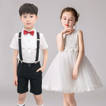 Girl princess dress puffy gauze summer dress childrens clothing performance girl dress dress dress summer