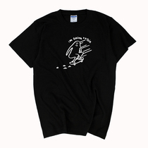 Skateboard little skateboard slipper line illustration Im going to die Im going to die fun short sleeve t-shirt