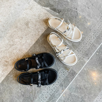 Wonderful couple 2021 summer new casual Joker flat-bottomed rodeo female soft-bottomed flat-heeled sandal student