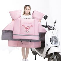 Electric car wind shield by winter plus velvet thickened wind-proof sunscreen cover tram battery motorcycle rain-proof autumn and winter
