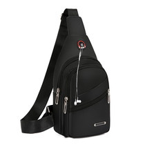 Mens chest bag shoulder crossbody bag Mens leisure bag sports 2019 new mens bag small backpack chest bag fanny pack