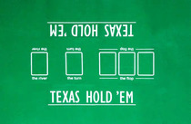 Texas Holdem small tablecloth Chinese 21-point ratio portable foldable green tablecloth 60*90