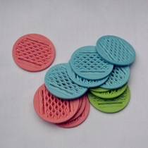 MimiHome Thickened Plastic Spacer Flower Pots Bottom Anti-Leaking Earth Spacer Raised Garden Colored Gaskets